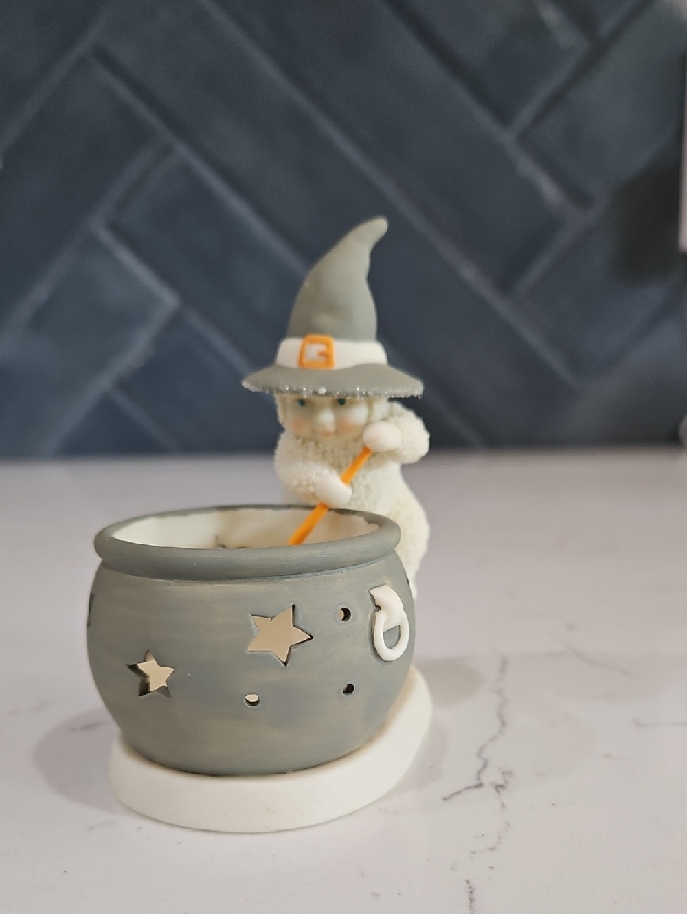 Vintage Department 56 Snowbabies "My Favorite Halloween Brew"
